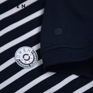 OWEN - Áo polo ngắn tay Body Fit APV243814 màu Xanh tím than chất liệu CVC Spandex