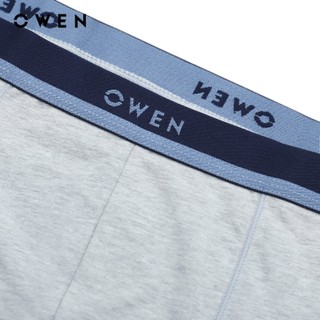 OWEN - Quần lót Lưng thun bản lớn QLB232425 màu Ghi chất liệu Cotton-Spandex