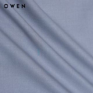 Owen - Áo sơ mi ngắn tay Body Fit AB240715NT màu Xám nhạt chất liệu Spandex