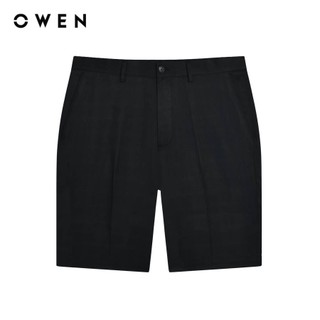 OWEN - Quần short Trendy SV252509 màu Đen chất liệu Polyester Nano