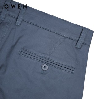 OWEN - Quần short Slim Fit SK241383 màu Xanh đậm chất liệu cotton-spandex