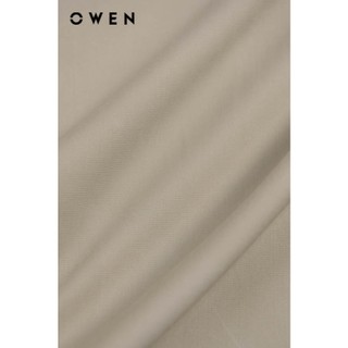 OWEN - Áo sơ mi dài tay Slim Fit AS250084D màu Be đậm chất liệu Viscose-Polyester-Spandex