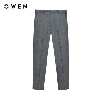 OWEN - Quần tây Slim Fit Tăng đơ QST252425 màu Xám chất liệu Polyester-Rayon-Spandex