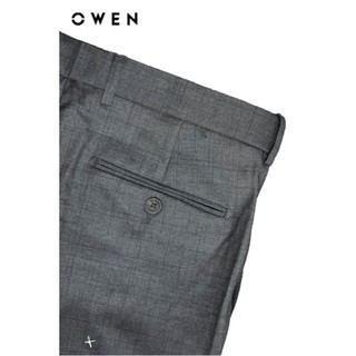 OWEN - Quần tây Slim Fit Tăng đơ QST252425 màu Xám chất liệu Polyester-Rayon-Spandex