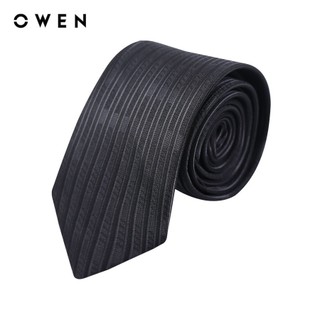 OWEN - Cà vạt CV232646 màu Đen chất liệu Polyester