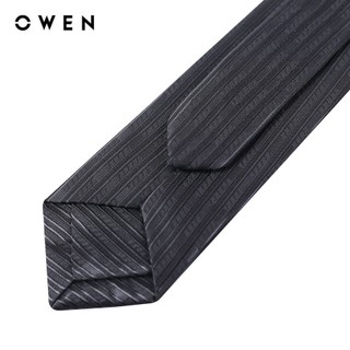 OWEN - Cà vạt CV232646 màu Đen chất liệu Polyester