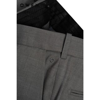Owen - Quần tây S-Form QGT252408 màu Xám nhạt chất liệu TR Spandex