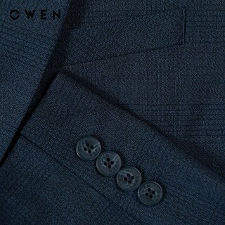 OWEN - Blazer (demi) Slim Fit BL231705 màu Xanh chất liệu TR Spandex