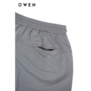 Owen - Quần nỉ Regular Fit SN241448 màu Xám chất liệu CVC Spandex