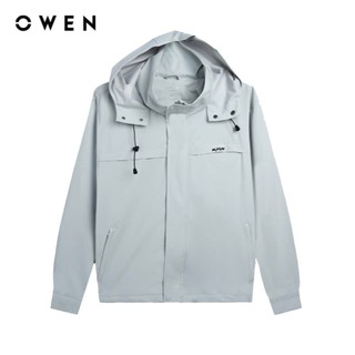 Owen - Jacket Relax Fit JK241348 màu Xám chất liệu Poly recycled (Renu)