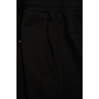 OWEN - Quần nỉ Regular Fit SN241450 màu Đen chất liệu Cotton - Polyester