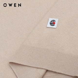 OWEN - Áo polo ngắn tay Relaxfit APV243764 màu Be chất liệu Visco - Nylon - Polyester