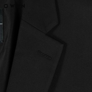 OWEN - Bộ Veston Slim Fit VES231684 màu Đen chất liệu TR Spandex