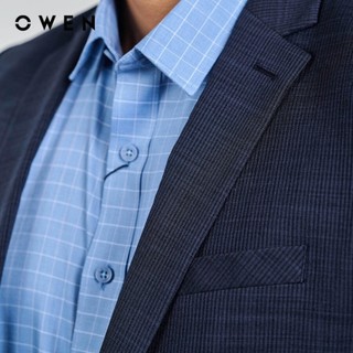 OWEN - Blazer (demi) Regular Fit BL231689 màu Navy chất liệu Polyester