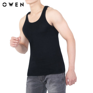 OWEN - Áo ba lỗ nam màu đen LAW232582