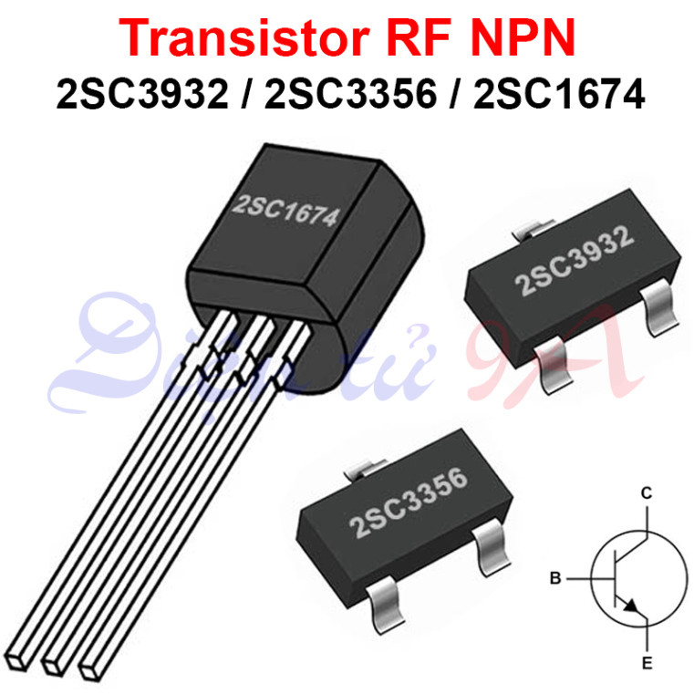Transistor RF NPN 2SC3932 / 2SC3356 / 2SC1674 | Shopee Việt Nam