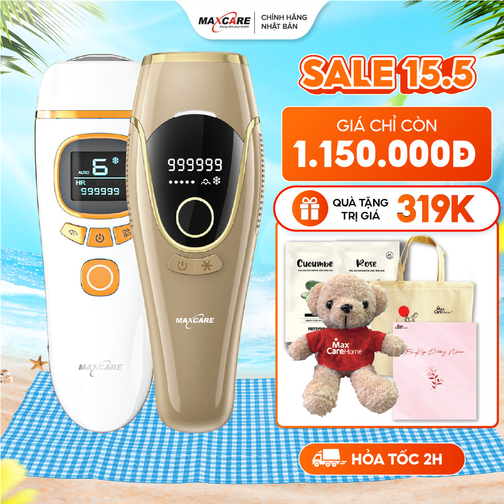 Ảnh Máy Triệt Lông Mini MAXCARE, NĂNG LƯỢNG 19J Rút Ngắn Thời Gian Loại Bỏ Lông Vĩnh Viễn Tại Nhà, Triệt Lạnh IPL TRẺ HÓA DA 1