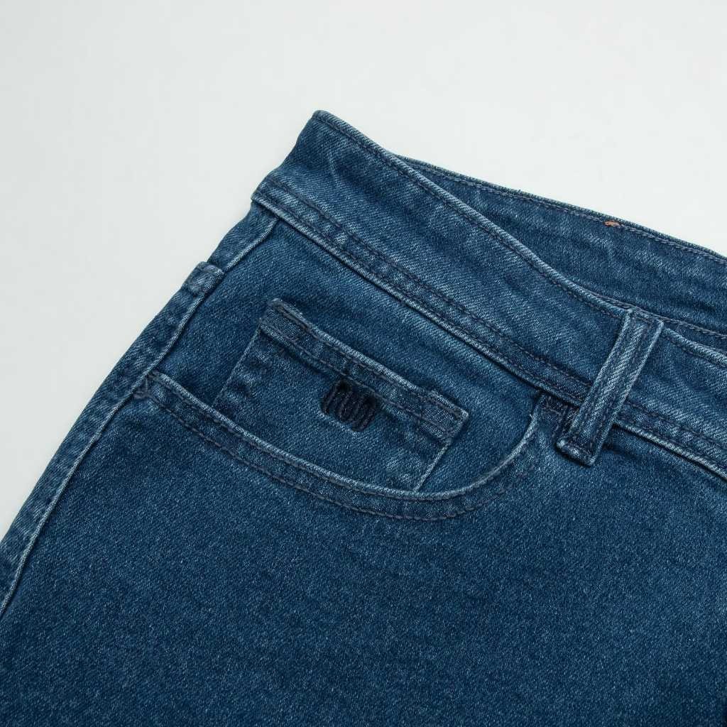 INSIDEMEN - Quần Short Jean Regular Fit Co Giãn Nhẹ IJH001AS0