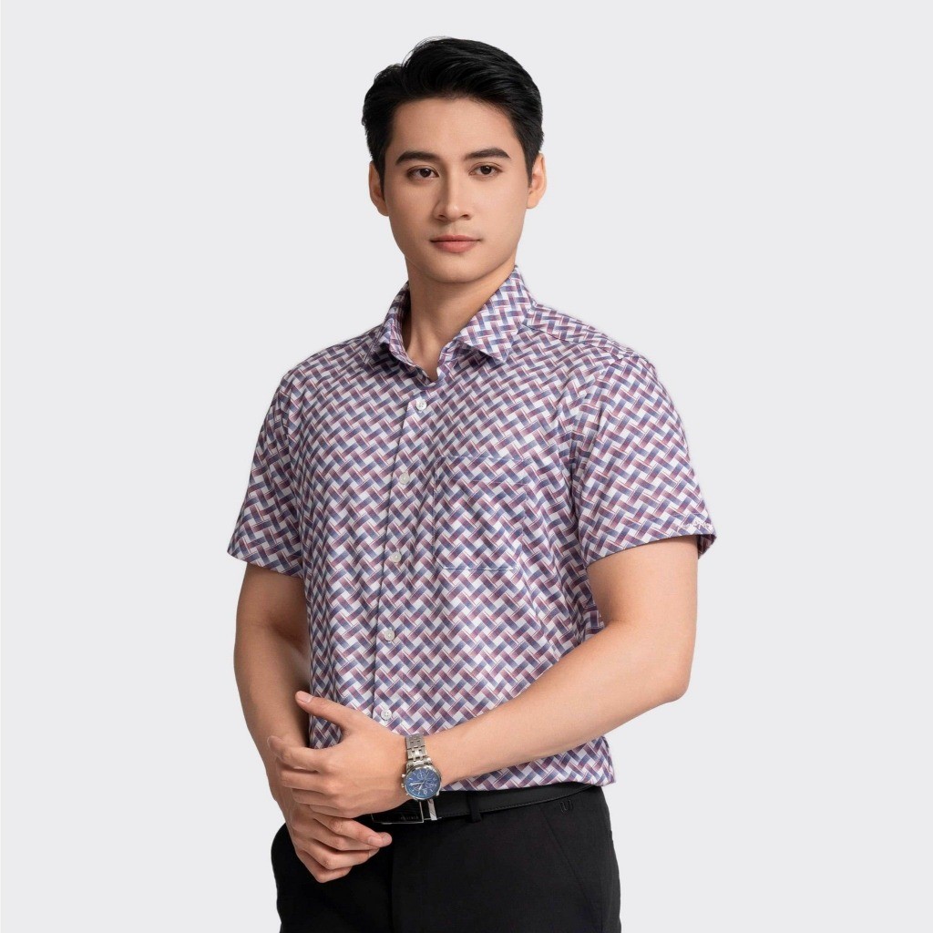 Áo sơ mi nam KNIT DỆT KIM regular fit INSIDEMEN họa tiết đan dệt cách điệu sang trọng, lịch sự ISS026AZ