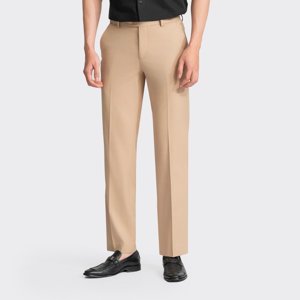 Quần tây công sở nam INSIDEMEN polyester và rayon giữ form lâu bền ITR0010Z