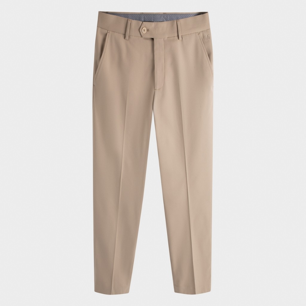 Quần tây công sở nam INSIDEMEN polyester và rayon giữ form lâu bền ITR0010Z
