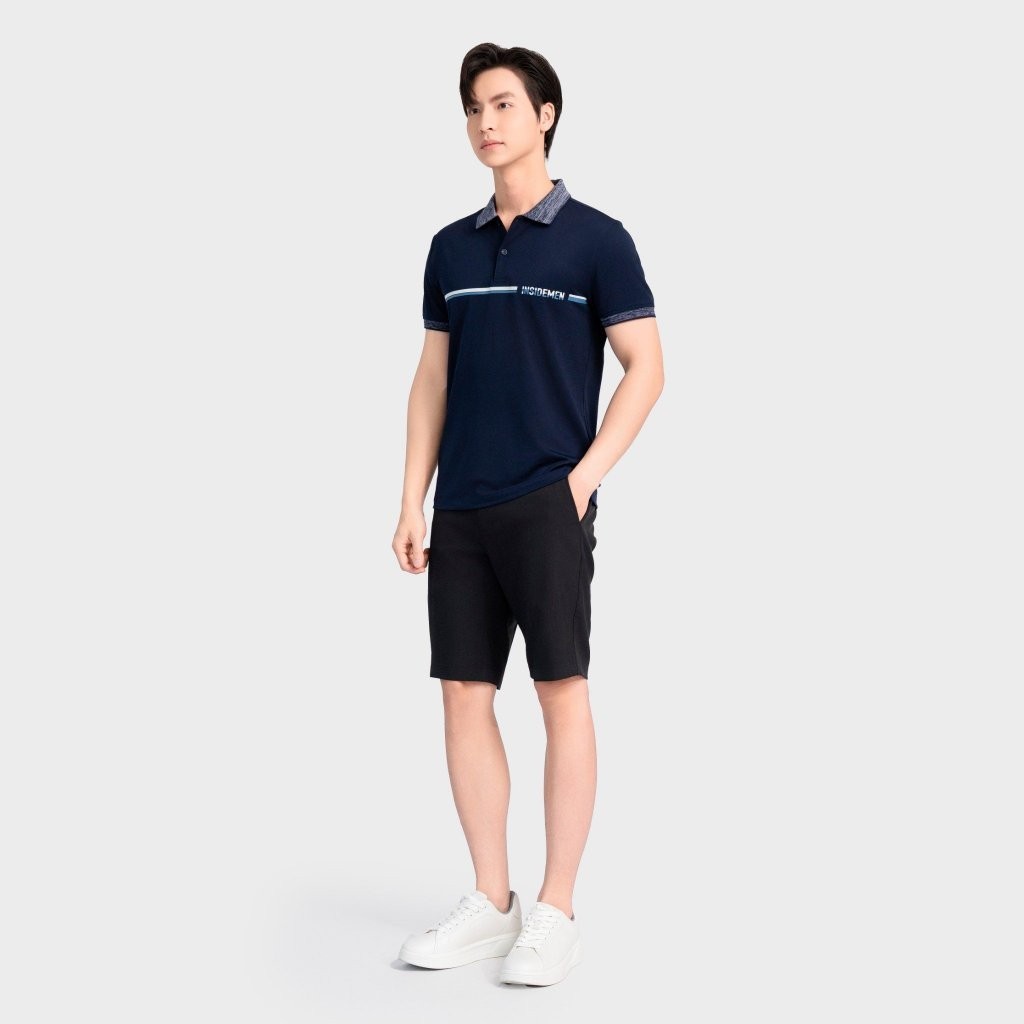 Insidemen Áo Polo Nam Slim Fit Phong cách hiện đại và trẻ trung IPS128AS2