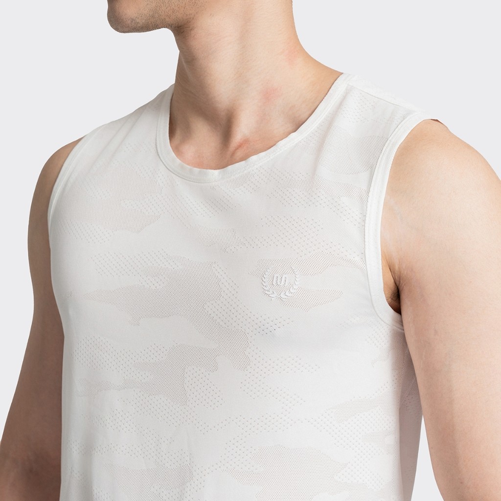 Áo thun sát nách nam cổ tròn 100% POLYESTER Insidemen 6TL003AZ