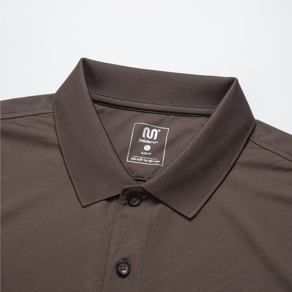 Áo Polo Nam Insidemen dáng Slim Fit thoải mái, sang trọng IPS075AS2