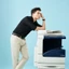 Áo Sơ Mi Nam Đen Dài Tay Basic Trơn INSIDEMEN Form Slimfit Cao Cấp ILS0190Z