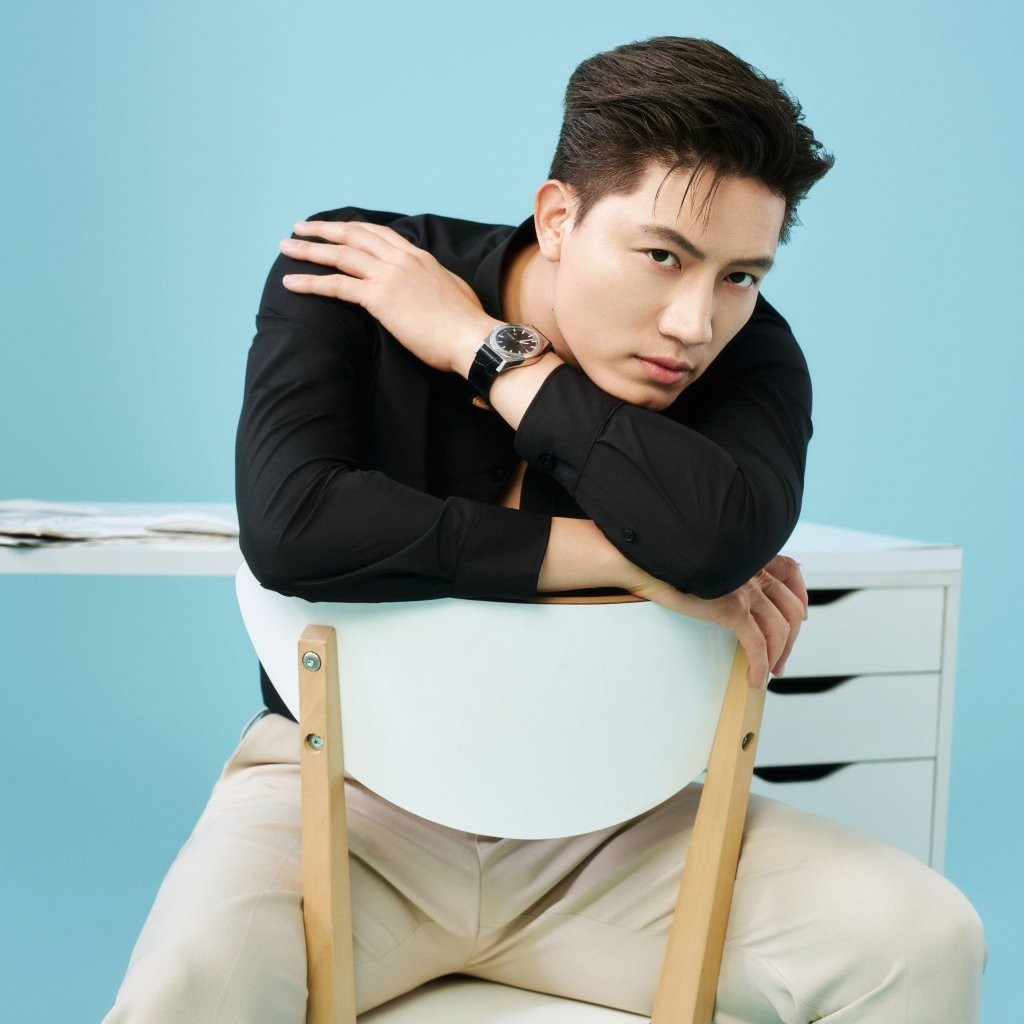 [Insidemen x Anh Tú] Áo Sơ Mi Nam Đen Dài Tay Basic Trơn INSIDEMEN Form Slimfit Cao Cấp ILS0190Z