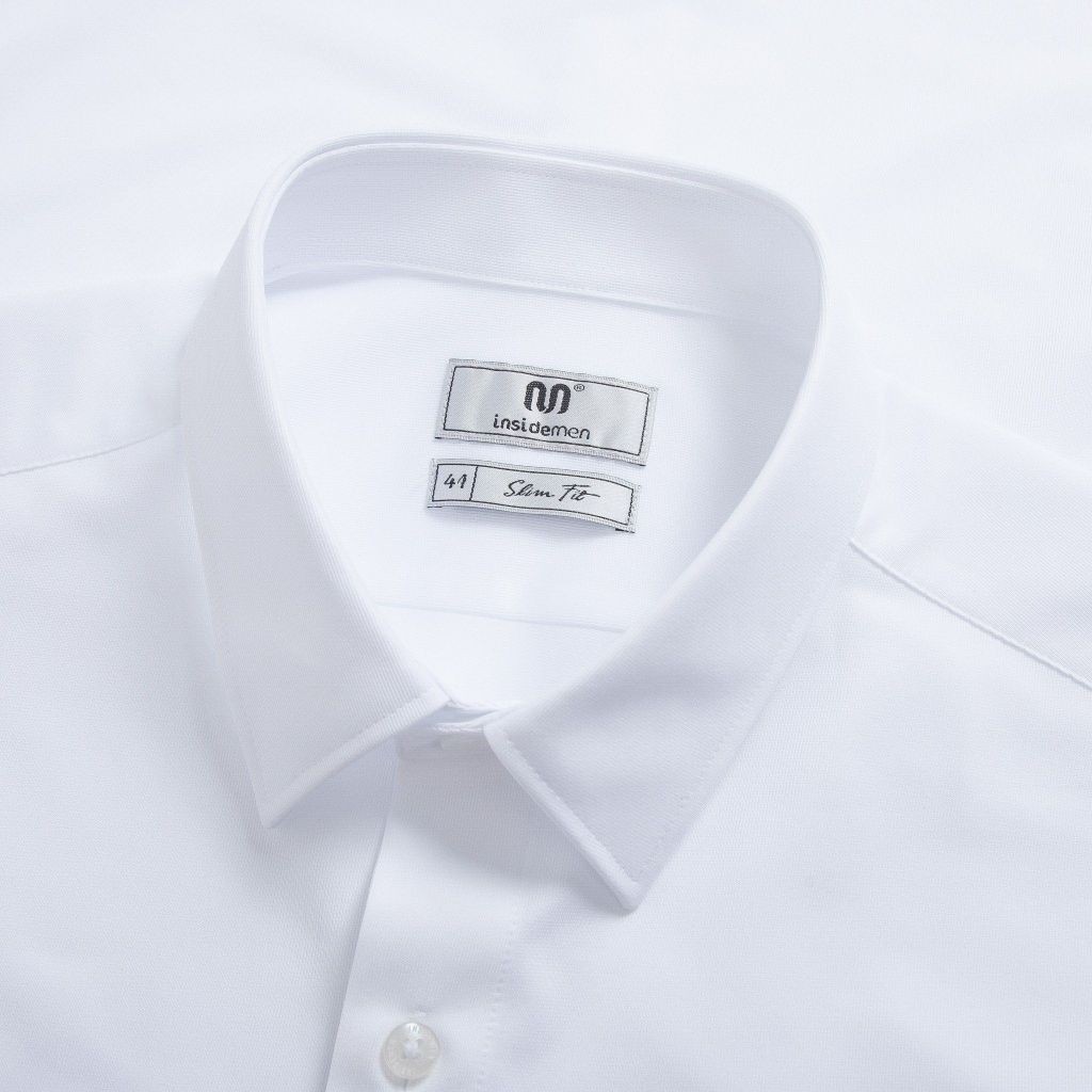 Áo Sơ Mi Nam Ngắn Tay INSIDEMEN Form Ôm Vừa Vặn ISS003AZ