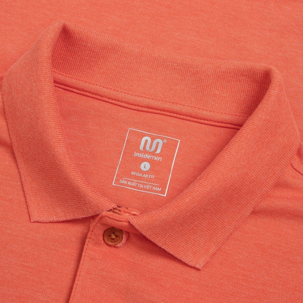 Áo Polo Nam INSIDEMEN Tay Ngắn Cổ Bẻ Trẻ Trung Regular Fit IPS022S3