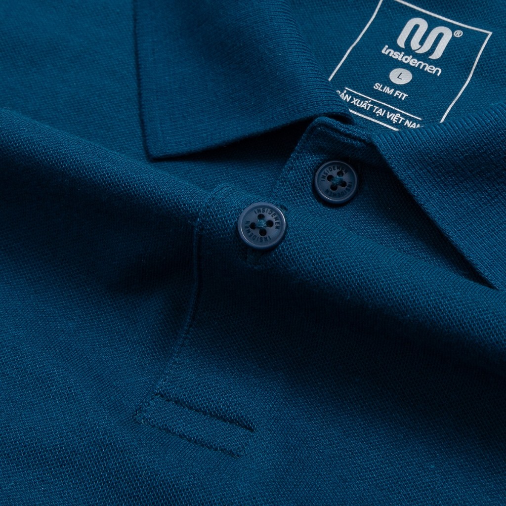 Áo Polo Nam INSIDEMEN Tay Ngắn Họa Tiết In Slim fit IPS006AZ
