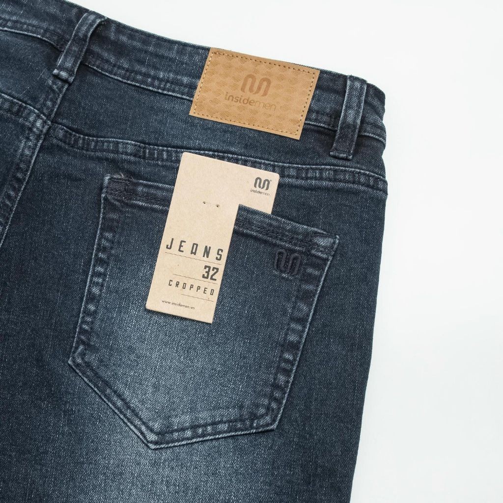 Quần Jeans Dài Nam INSIDEMEN Dáng Ôm Vừa IJN0410Z