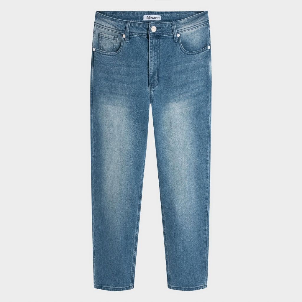Quần Jeans Dài Nam INSIDEMEN Dáng Ôm Vừa IJN0410Z