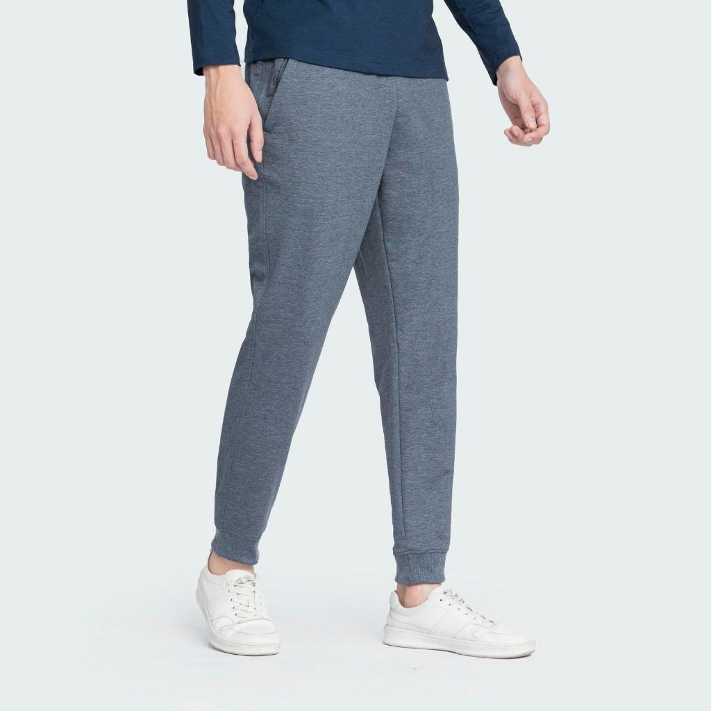 Quần Jogger Thun Nam Insidemen Dệt Kim Dáng Suông Vừa Regular Fit IPA004W3