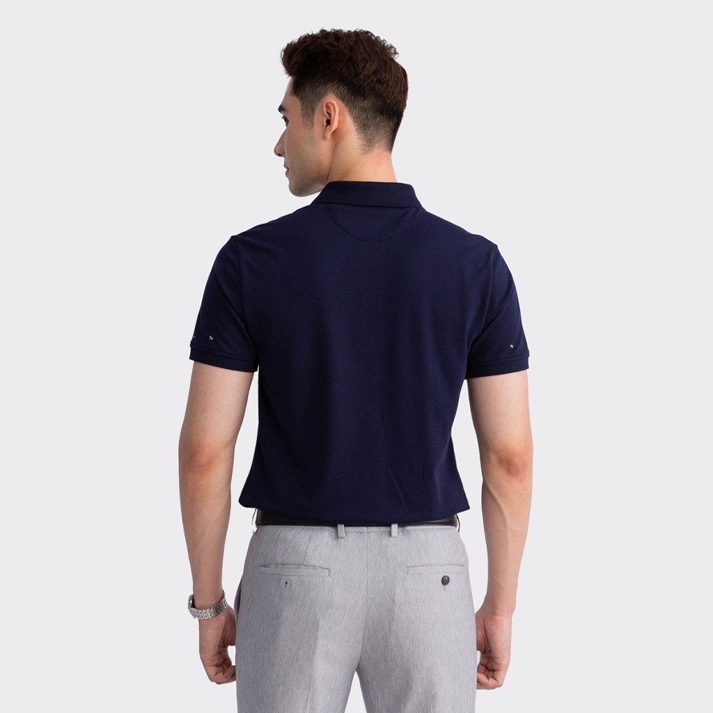 Áo Polo Nam Có Cổ INSIDEMEN Cotton Thoáng Mát Họa Tiết Công Sở IPS009S3
