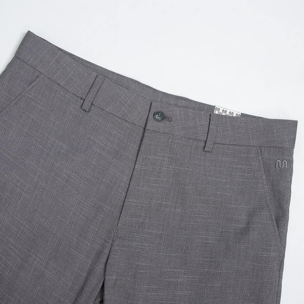 Quần short  âu nam INSIDEMEN Reguar fit co giãn ít nhăn bền màu ISO008S3