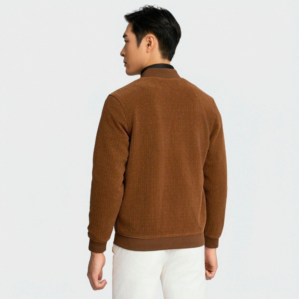 Áo Khoác Nhung Hai Lớp giữ ấm Nam INSIDEMEN Lịch Sự Sang Trọng nhiều màu sắcIJK051BZ