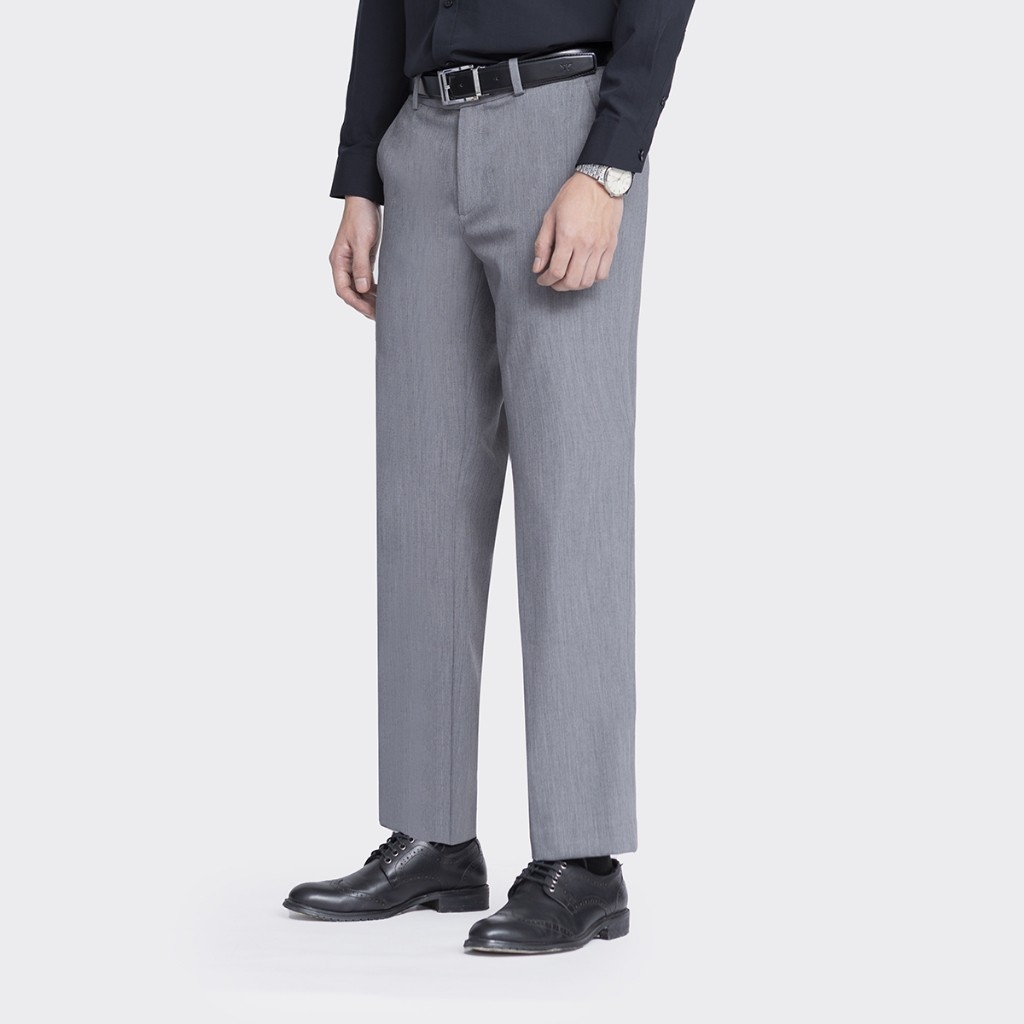 Quần âu nam Insidemen dáng suông regular fit, quần suông nam ống tây chất liệu thoáng mát, bền màu ITR05203
