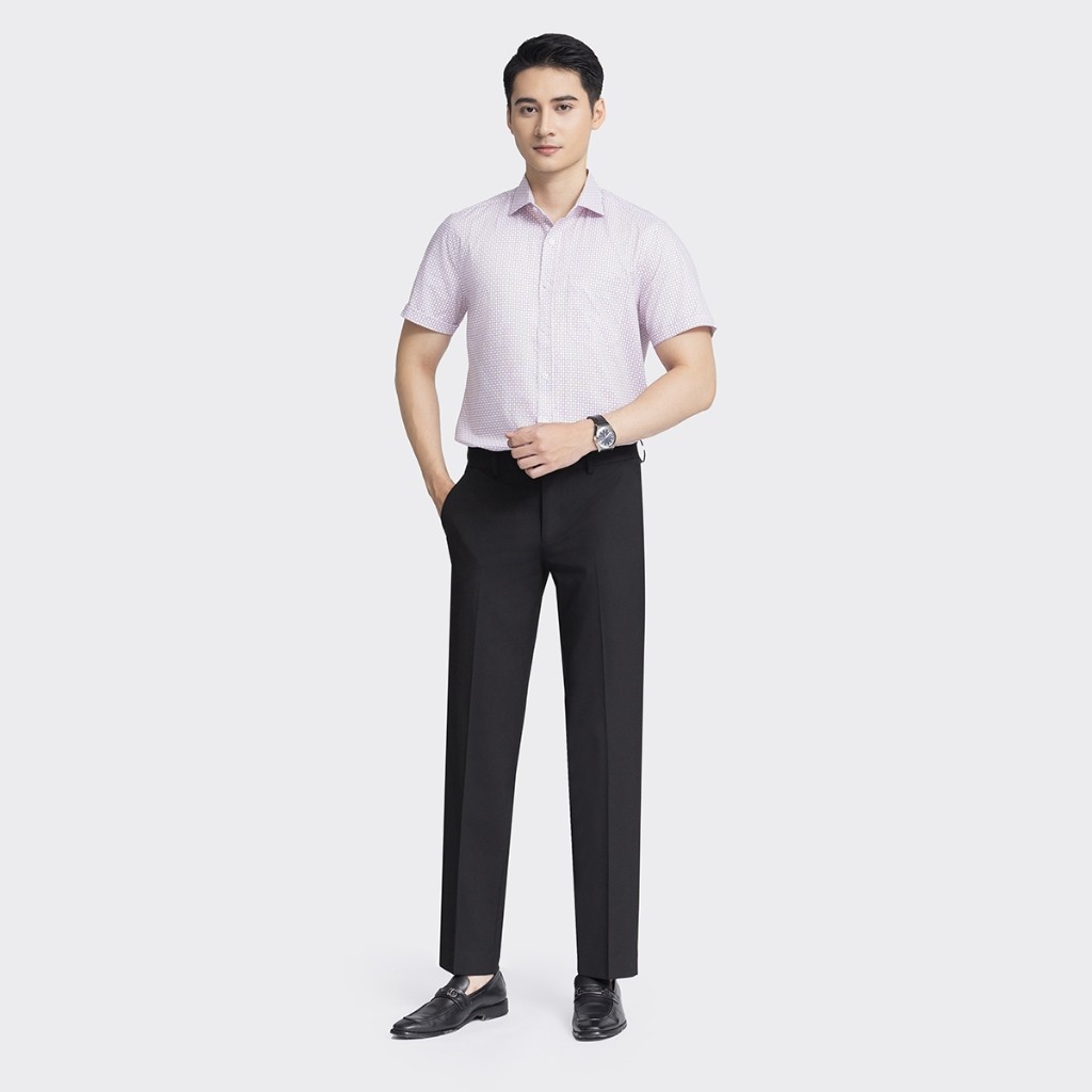 Quần Âu Nam Insidemen ITR05503 Dáng Suông Basic Phong Cách Hàn Quốc Dễ Phối Đồ