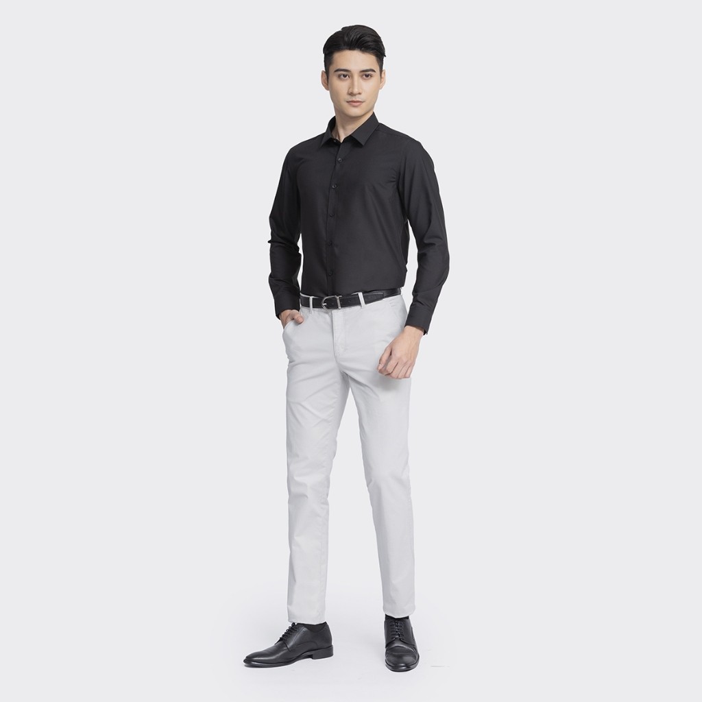 Quần Dài Kaki Nam INSIDEMEN dáng basic form slim fit tôn dáng vải trơn mềm mại co giãn tốt trẻ trung IKK00603
