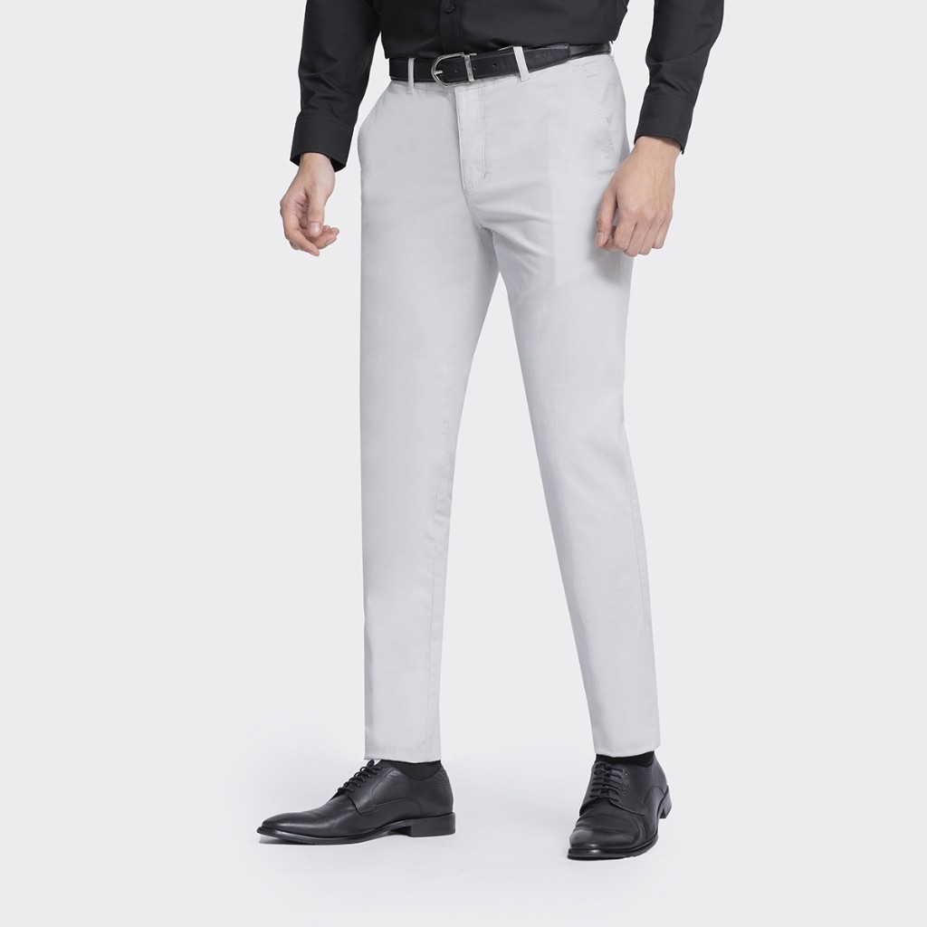 Quần Dài Kaki Nam INSIDEMEN dáng basic form slim fit tôn dáng vải trơn mềm mại co giãn tốt trẻ trung IKK00603