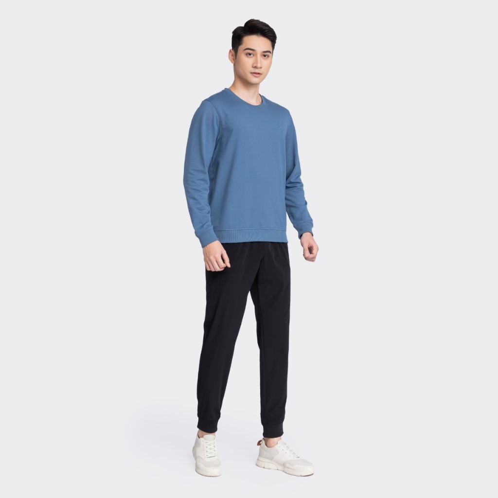 Áo Nỉ Nam Sweater INSIDEMEN Basic Chất Nỉ Dày Dặn Co Dãn Kiểu Dáng Trẻ Trung Thời Trang ISW001W3