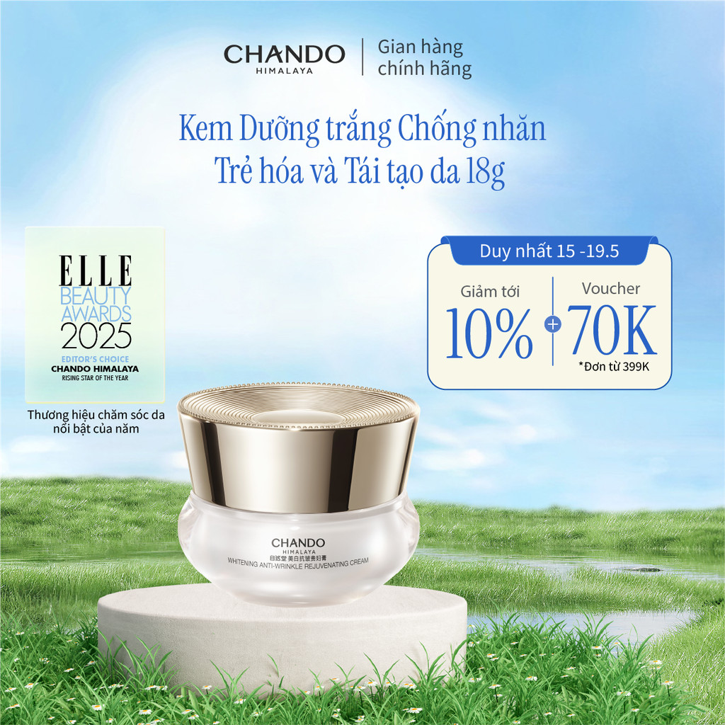 Kem Hỗ Trợ Dưỡng Trắng Tái Tạo Da Săn Chắc CHANDO Himalaya 18g Chứa ...