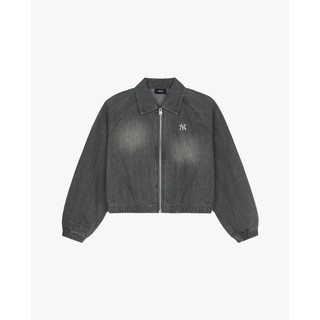 MLB - Áo khoác denim nữ phom croptop Varsity_3FDKV0151-50GRS