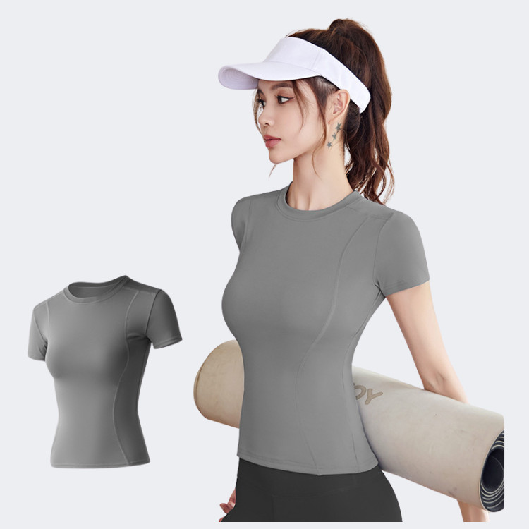 Ảnh Áo tập gym yoga nữ LUHAZO thể thao ôm dáng co giãn dãn 4 chiều cao cấp thông thoáng thấm hút mồ hôi T3 MTDX Pickleball 4