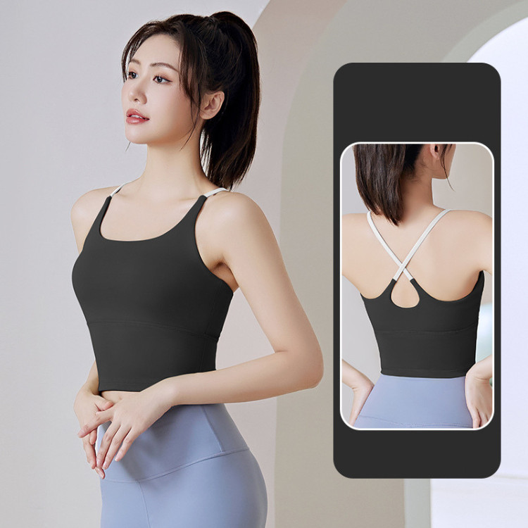 Ảnh Áo tập gym nữ yoga LUHAZO bra có mút ngực chất xịn mịn cao cấp MB005 CT Pickleball 2