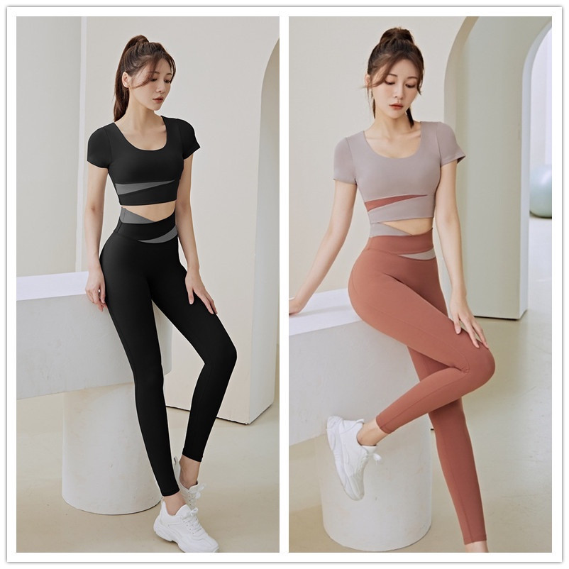 Ảnh Bộ tập gym nữ đồ tập yoga cao cấp LUHAZO Siêu Co Giãn Có Mút Ngực Co Dãn 4 Chiều Nâng Mông MDMK Pickleball 1