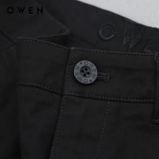 OWEN - Quần short Slim Fit SK231926 màu Đen chất liệu CVC Spandex